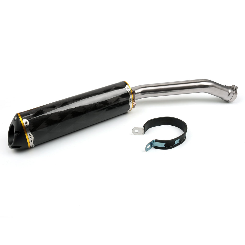 Exhaust Pipe Slip-On Muffler For Kawasaki ZX-10R ZX10R NINJA 2008 2009 2010