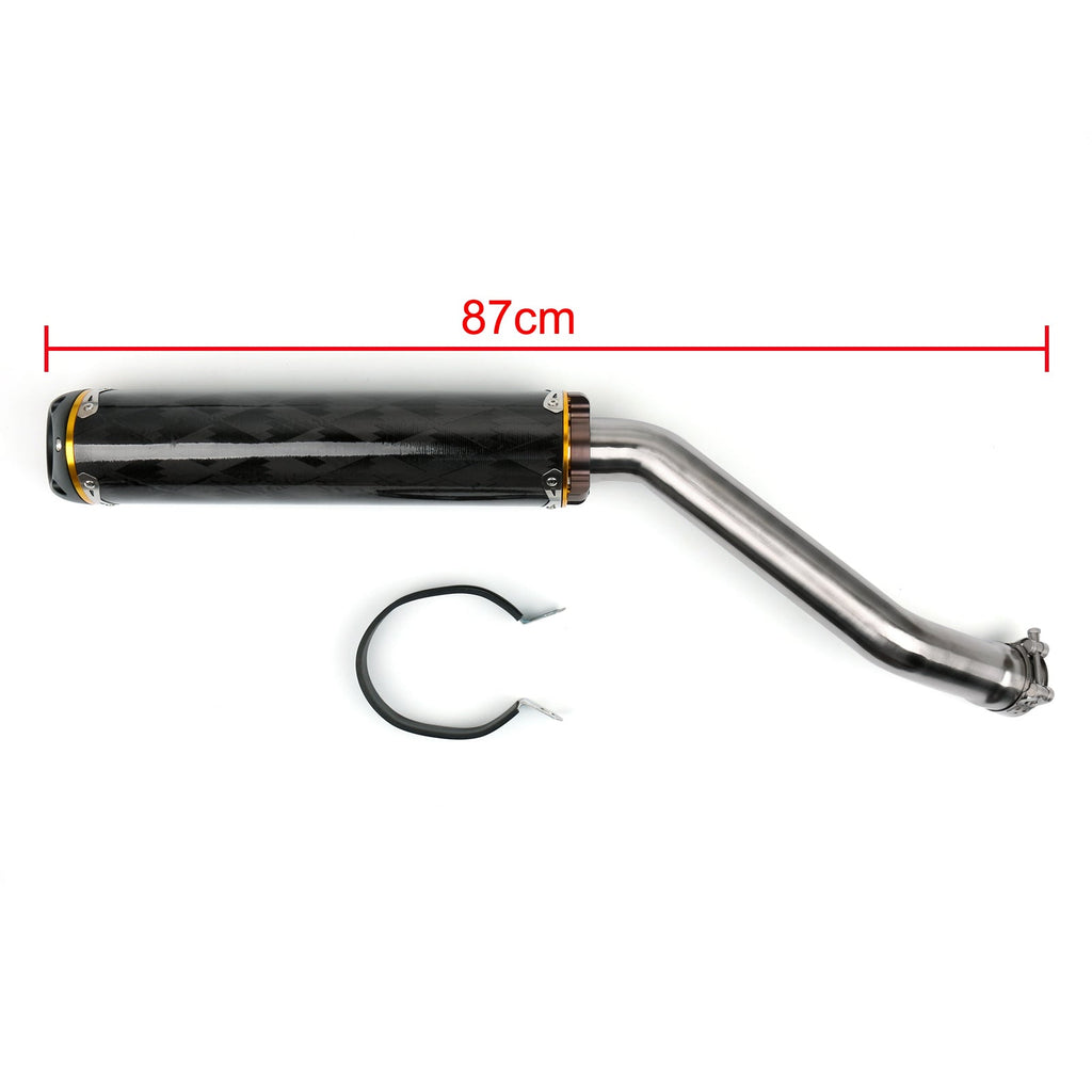 Exhaust Pipe Slip-On Muffler For Kawasaki ZX-10R ZX10R NINJA 2008 2009 2010