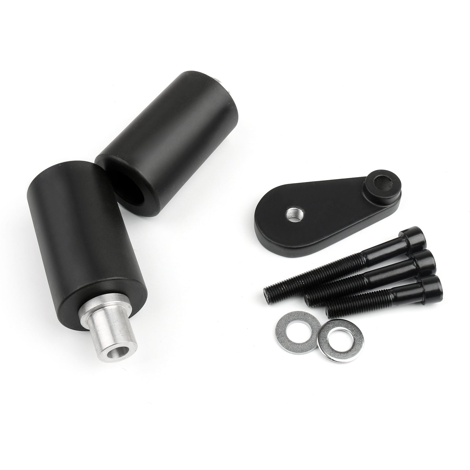 Frame Sliders Crash Protector Yamaha YZF R6 R6S 2003-2008 No Cut Black
