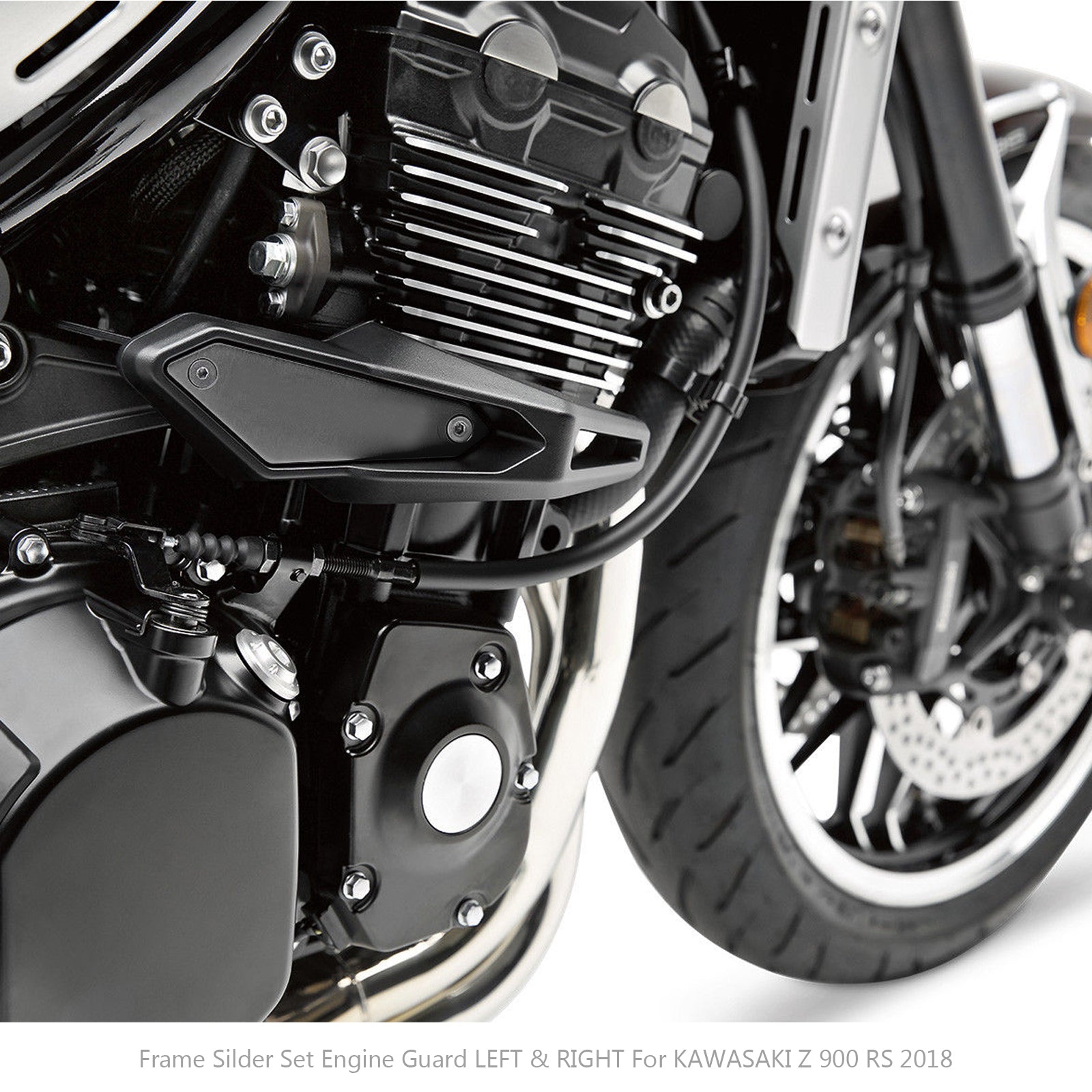 Frame Slider SET Engine Guard Protector LEFT & RIGHT For 2018 Kawasaki Z 900 RS