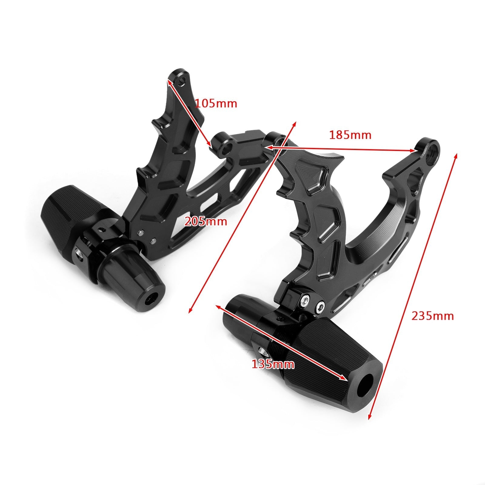Frame Sliders Crash Pad Protector Engine Guard For Yamaha FZ-07 MT-07 MT07 14-18
