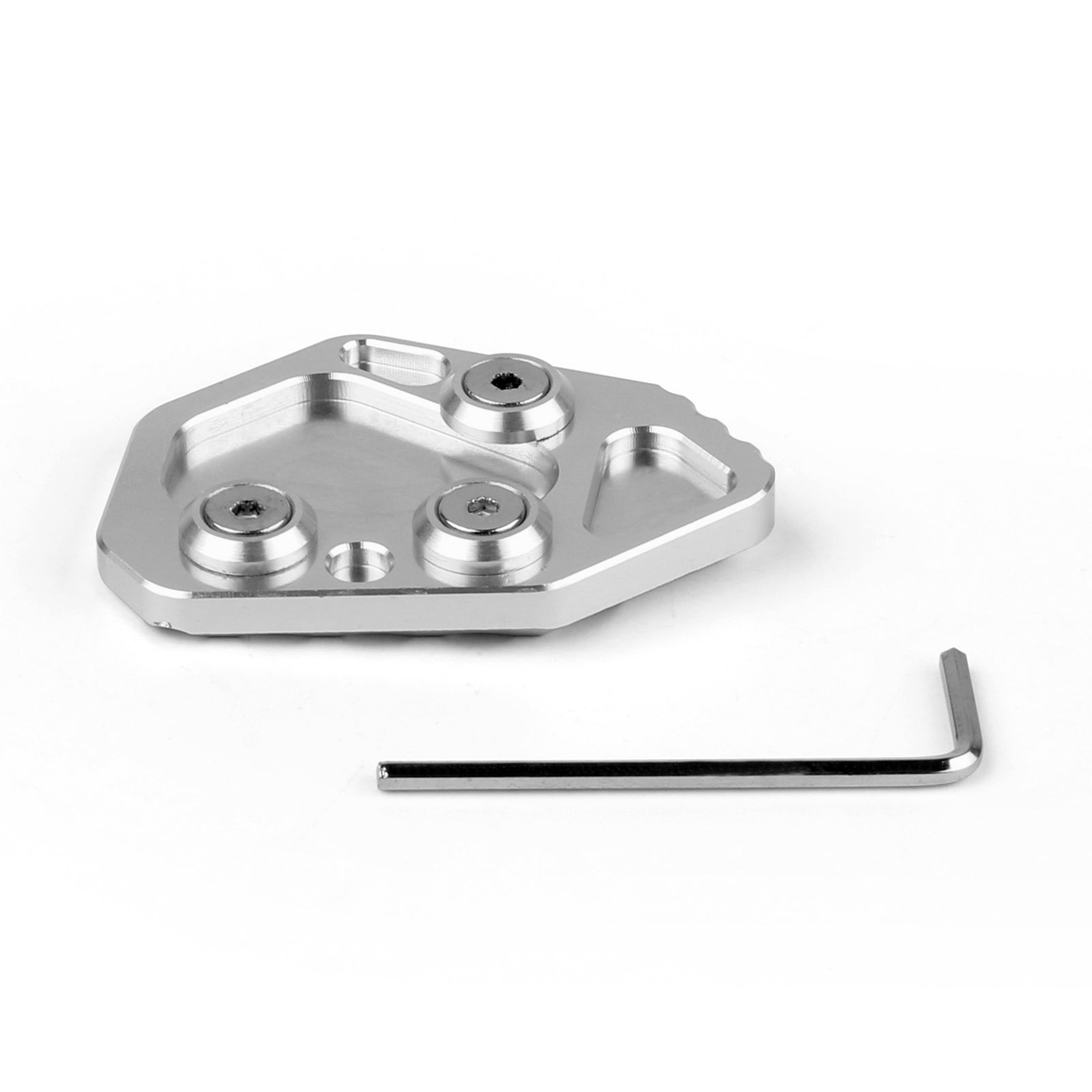 Side Stand Kickstand Plate Pad For BMW K1200S/R 2005-2008 K1300S/R 2009-2014