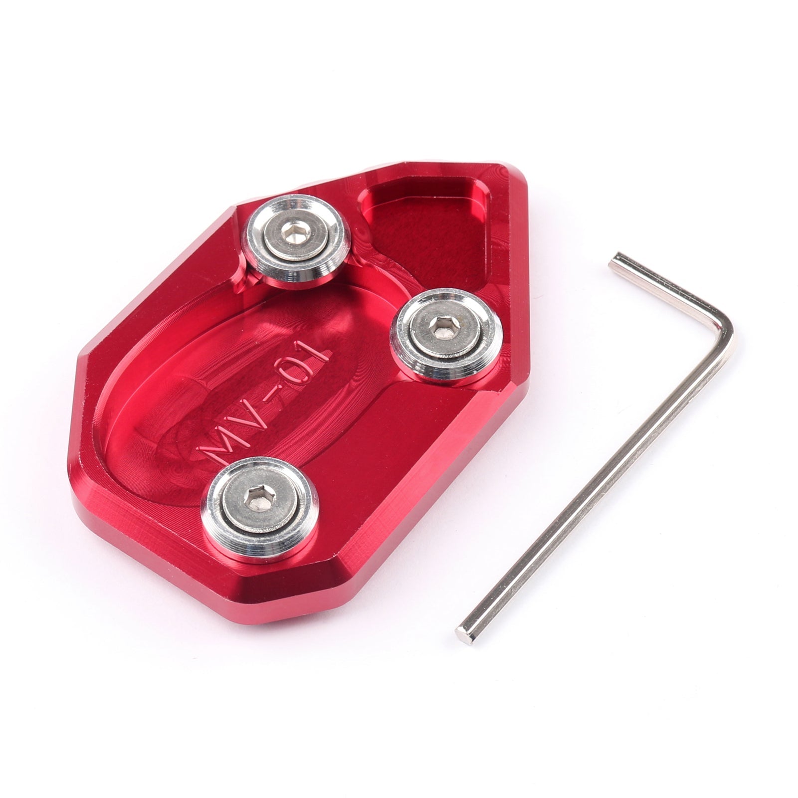 Side Kickstand Stand Extension Plate For MV AGUSTA Brutale 1078 F4 Brutale 990R
