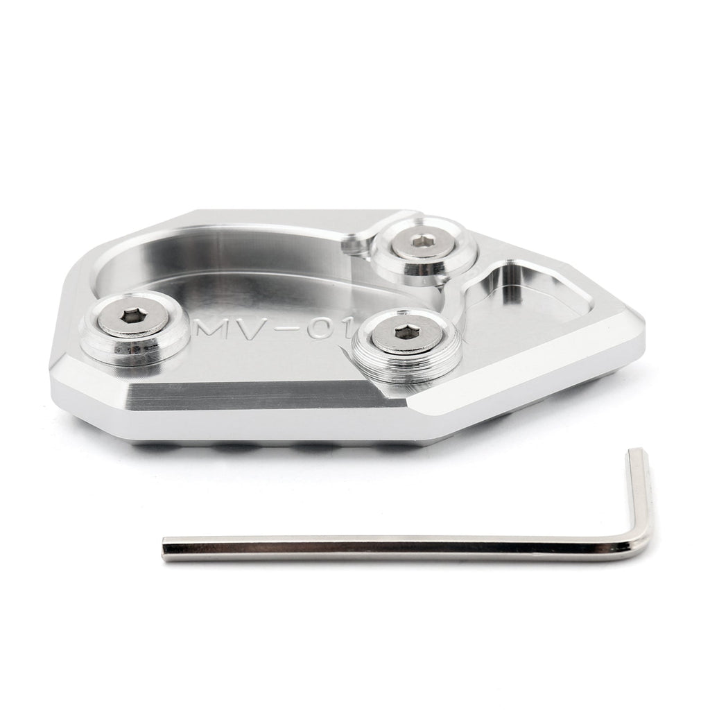 Side Kickstand Stand Extension Plate For MV AGUSTA Brutale 1078 F4 Brutale 990R