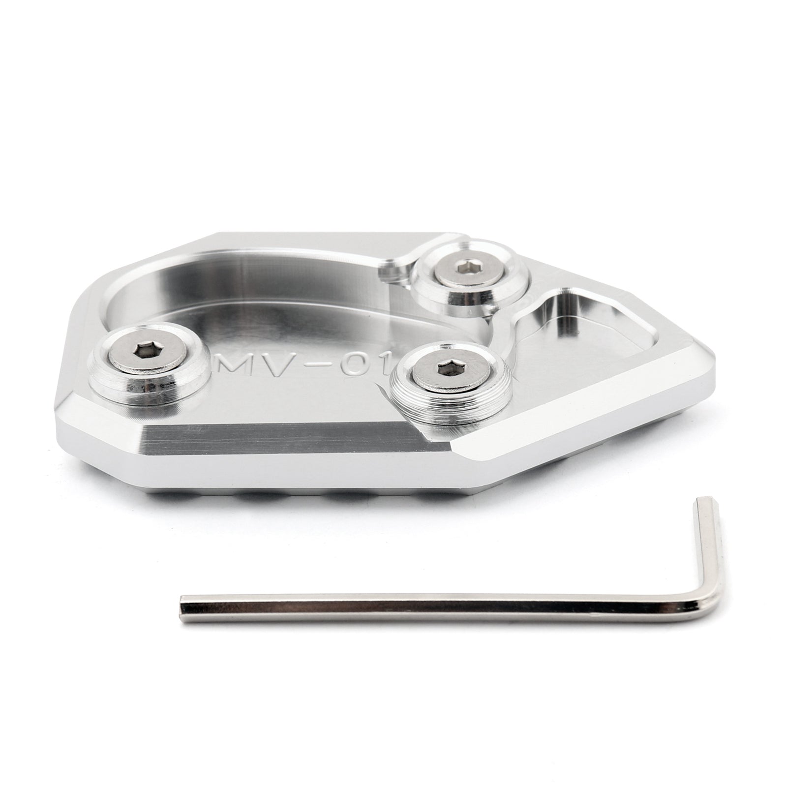 Side Kickstand Stand Extension Plate For MV AGUSTA Brutale 1078 F4 Brutale 990R