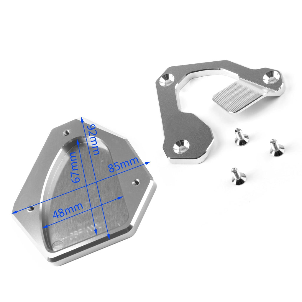 Side Pad Kickstand Stand Extension Plate For Honda CRF1000L Africa Twin 16-17
