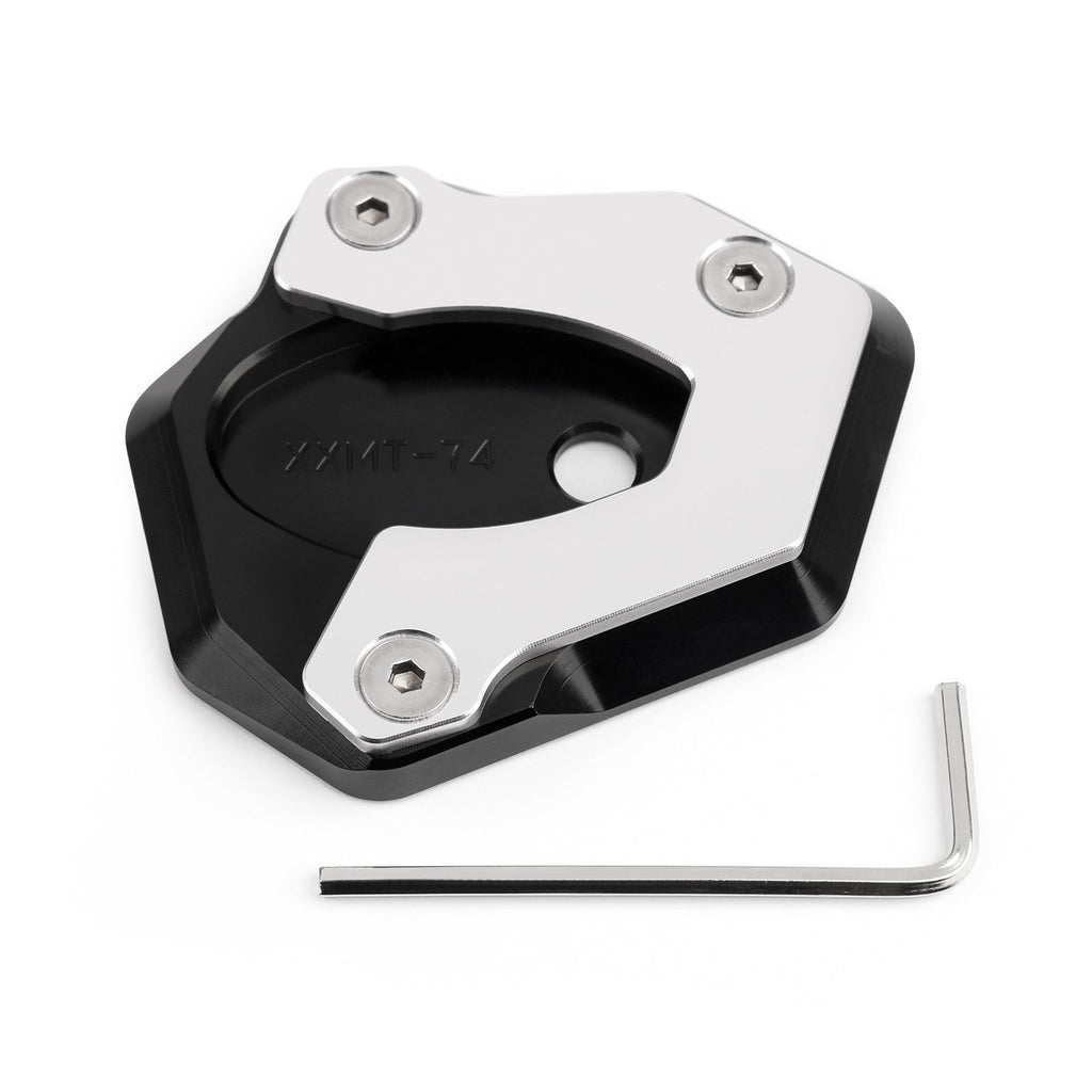 Motorcycle Kickstand Side Stand Foot Pad For Kawasaki Z650 Z900 2017
