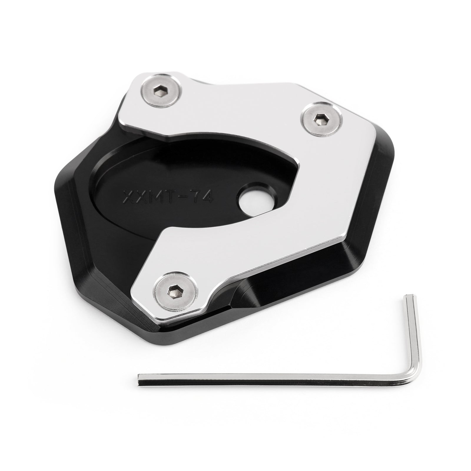 Motorcycle Kickstand Side Stand Foot Pad For Kawasaki Z650 Z900 2017