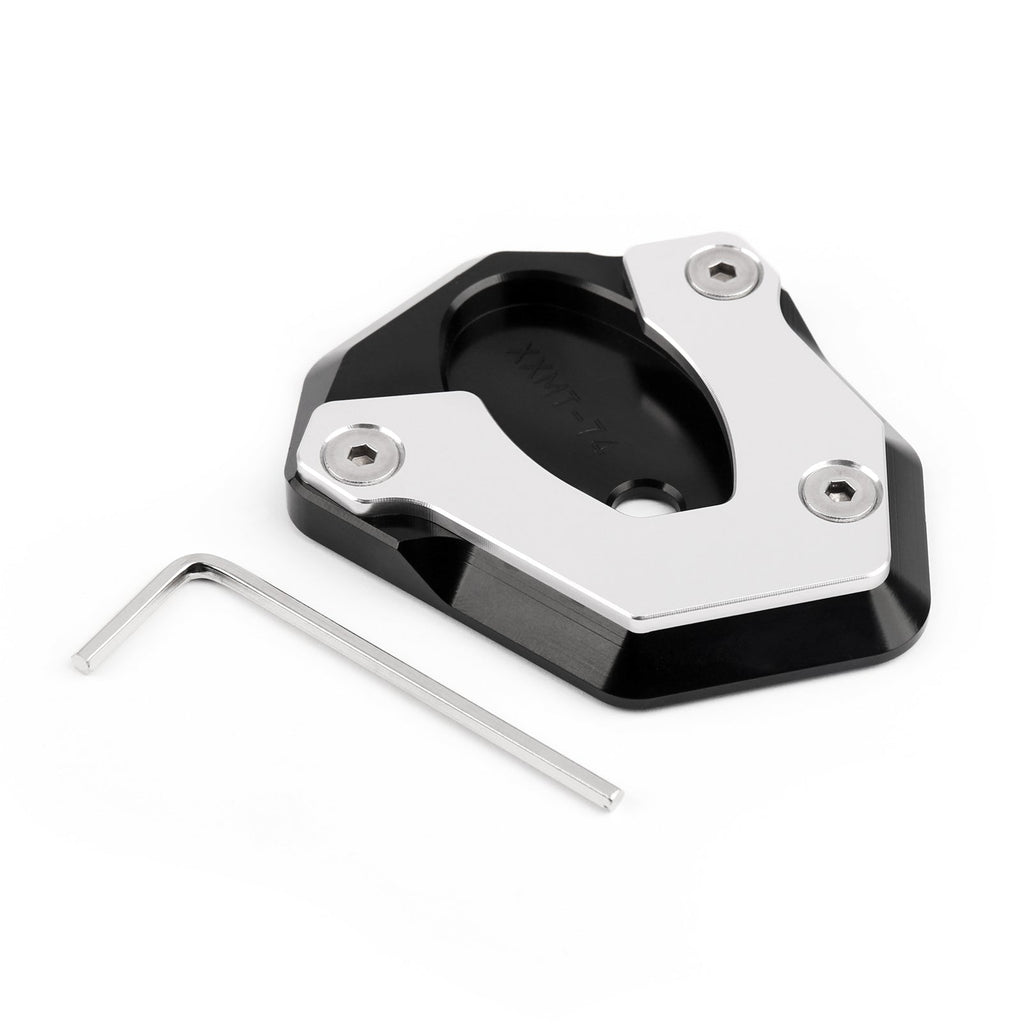 Motorcycle Kickstand Side Stand Foot Pad For Kawasaki Z650 Z900 2017