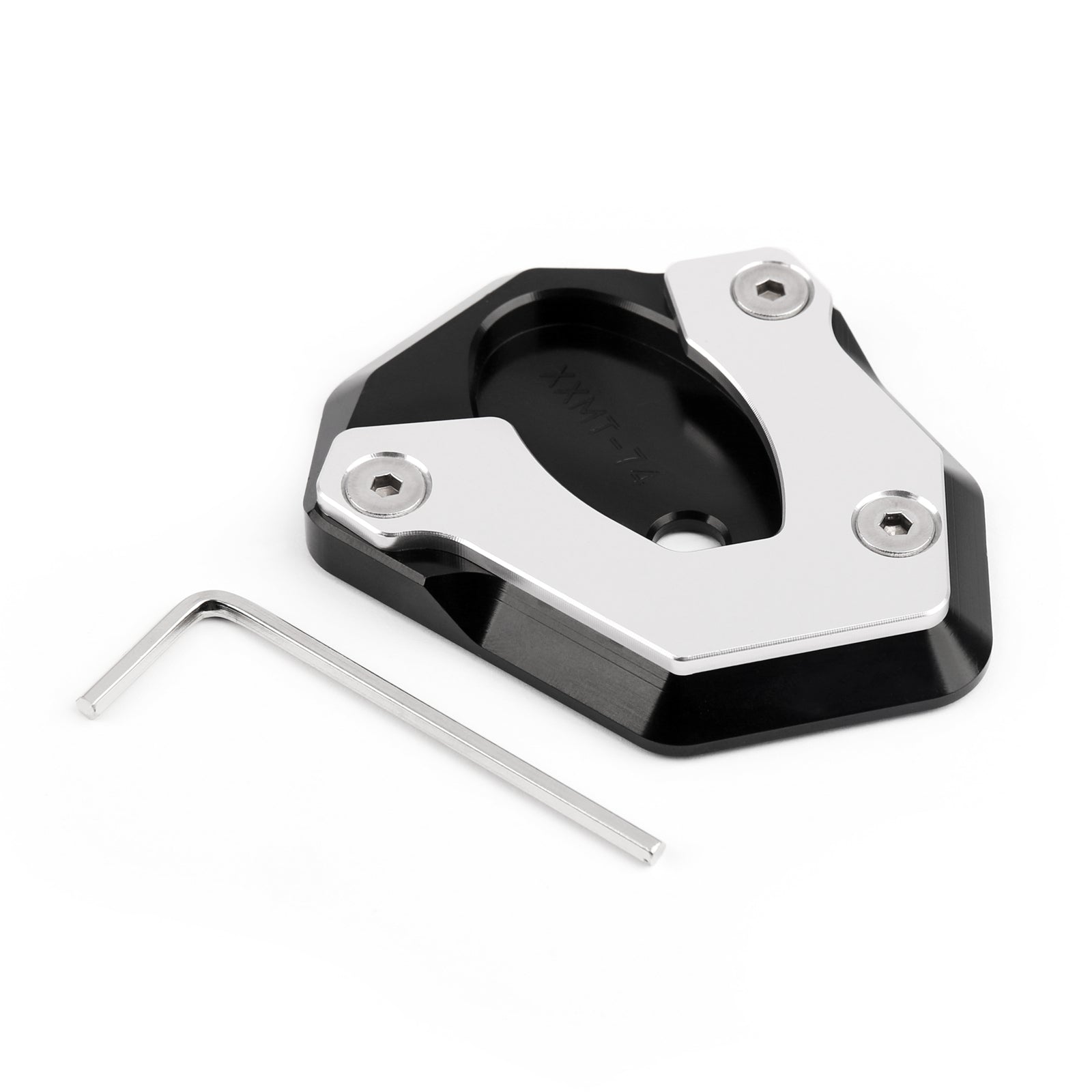 Motorcycle Kickstand Side Stand Foot Pad For Kawasaki Z650 Z900 2017