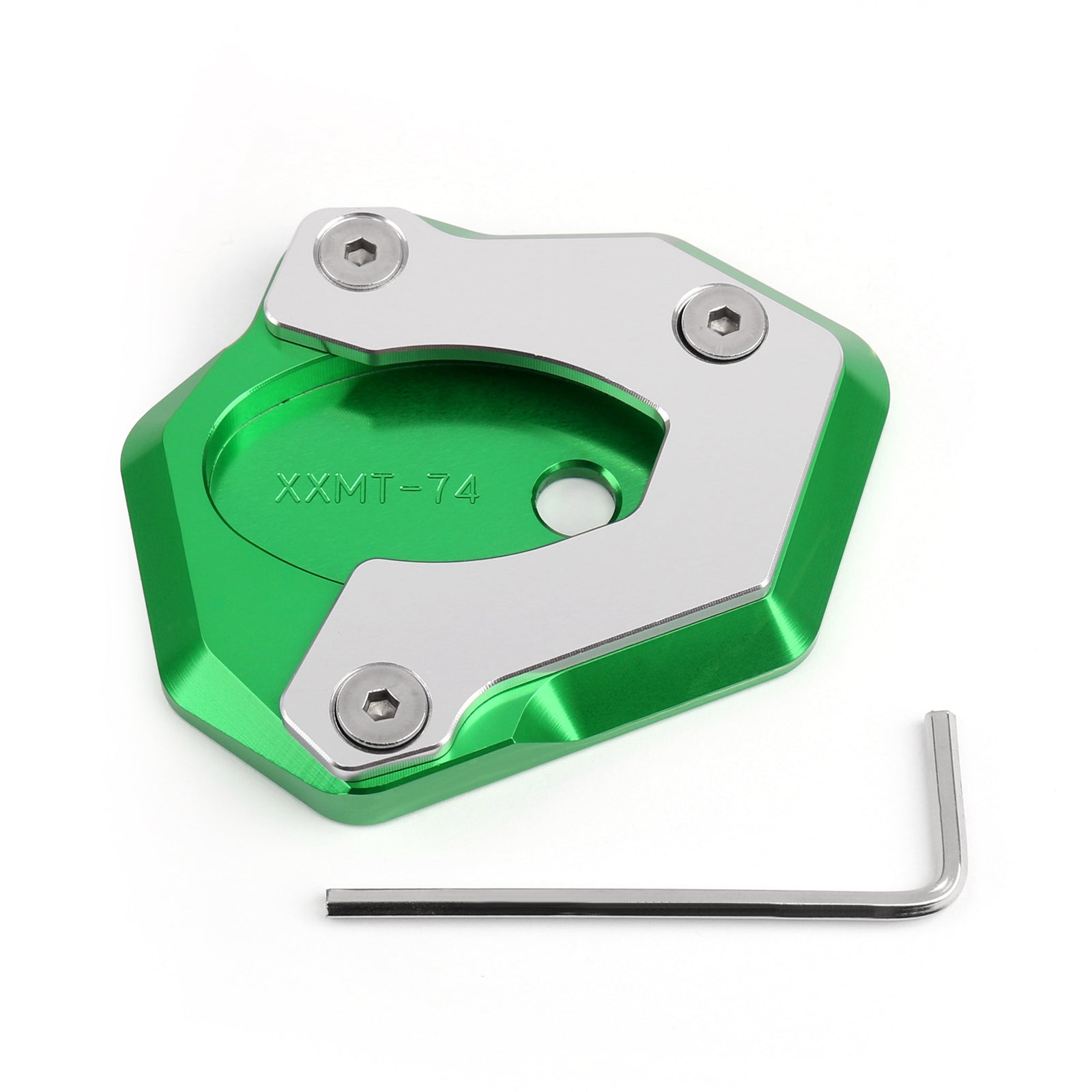 Motorcycle Kickstand Side Stand Foot Pad For Kawasaki Z650 Z900 2017