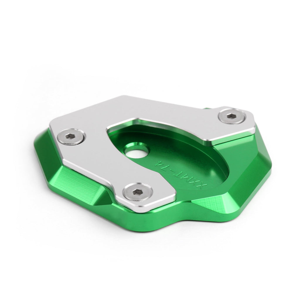 Motorcycle Kickstand Side Stand Foot Pad For Kawasaki Z650 Z900 2017