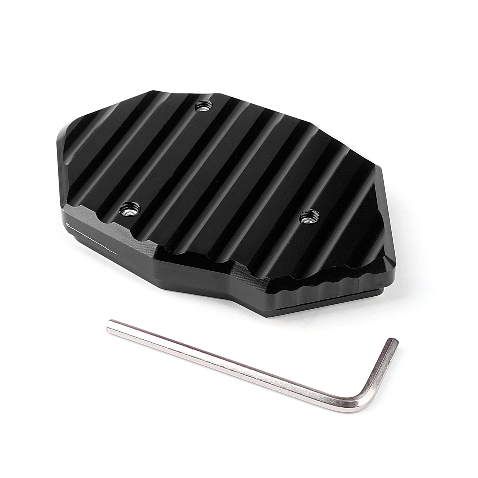 Kickstand Side Plate Stand Extension Pad For Kawasaki Z1000 Z800 ZX-10R ER6F