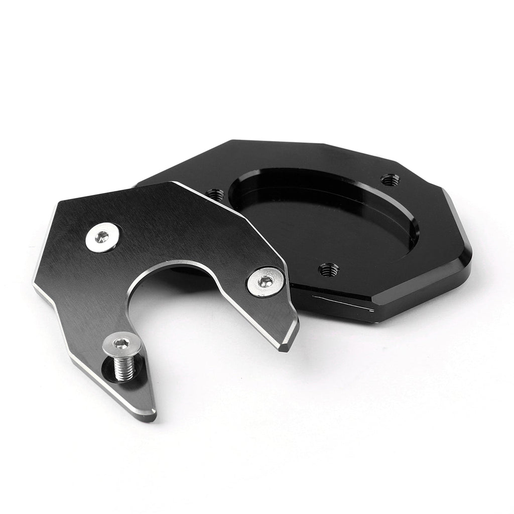 Kickstand Side Plate Stand Extension Pad For Kawasaki Z1000 Z800 ZX-10R ER6F