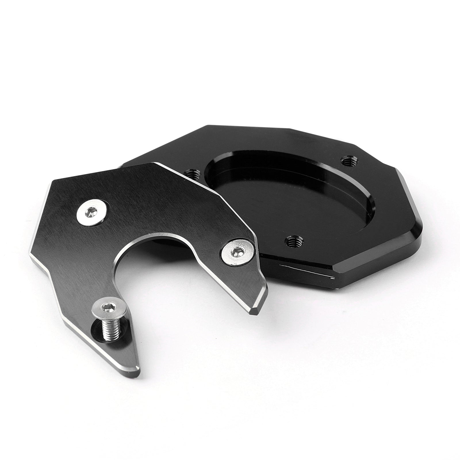 Kickstand Side Plate Stand Extension Pad For Kawasaki Z1000 Z800 ZX-10R ER6F