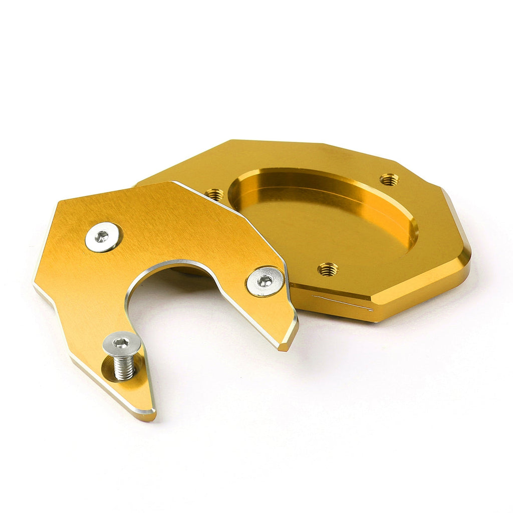 Kickstand Side Plate Stand Extension Pad For Kawasaki Z1000 Z800 ZX-10R ER6F