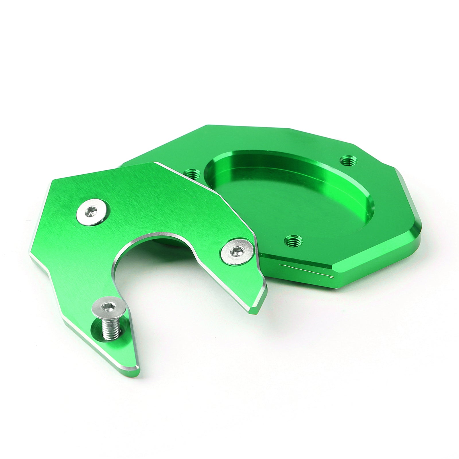 Kickstand Side Plate Stand Extension Pad For Kawasaki Z1000 Z800 ZX-10R ER6F