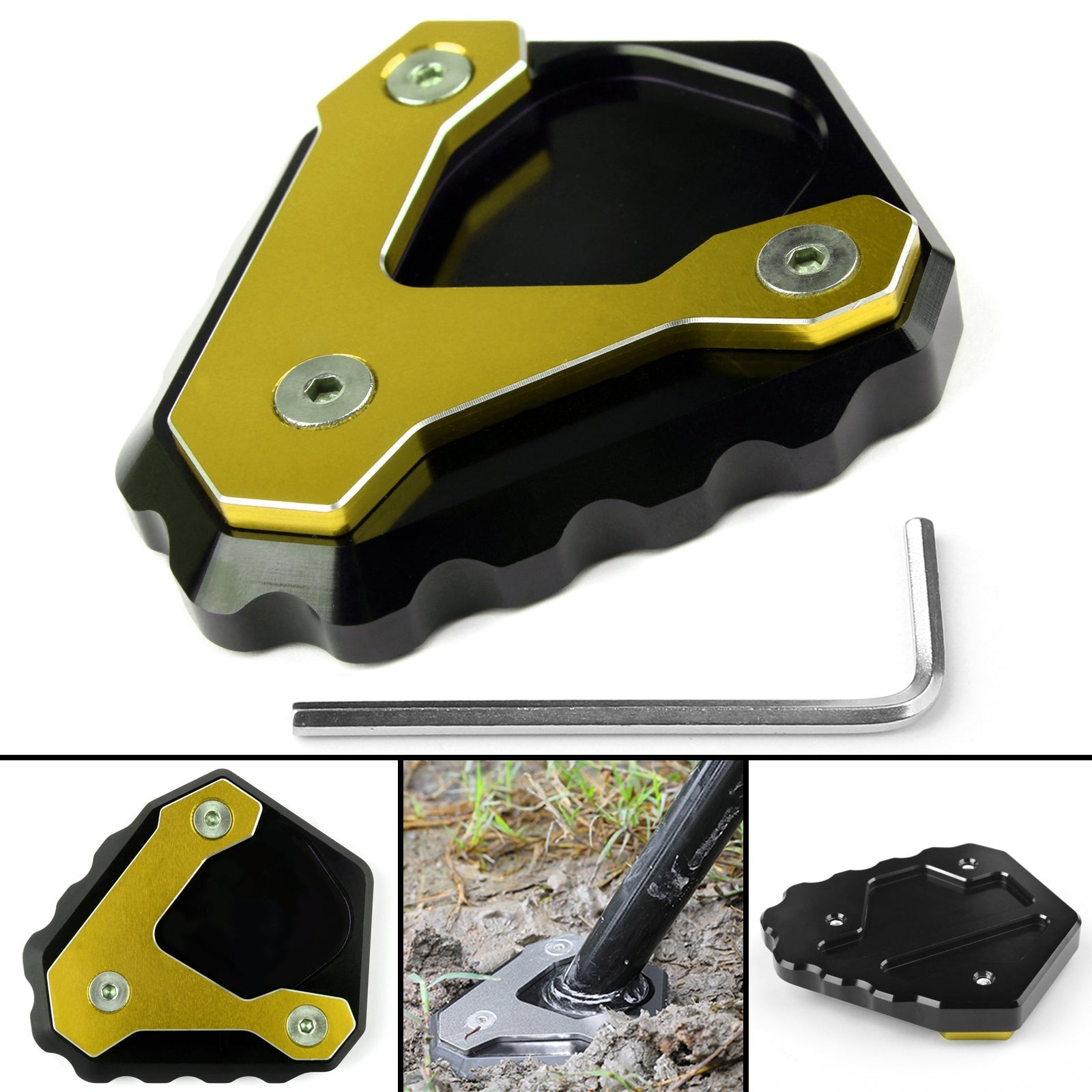Kickstand Side Stand Enlarge Extension Plate For BMW G310 G 310 GS 2018