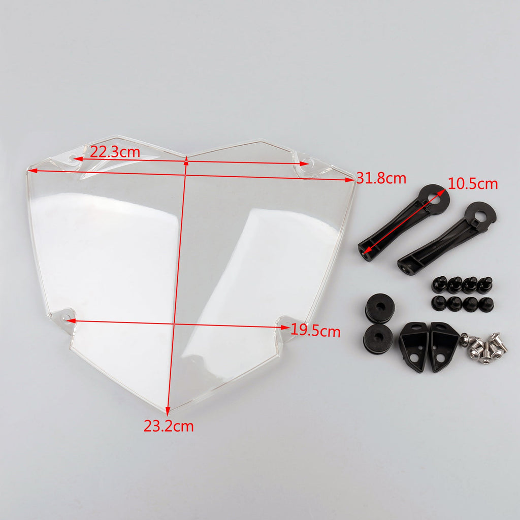 Front Headlight Guard Cover Lens Protector For BMW R1200GS ADV WC 2013-2017