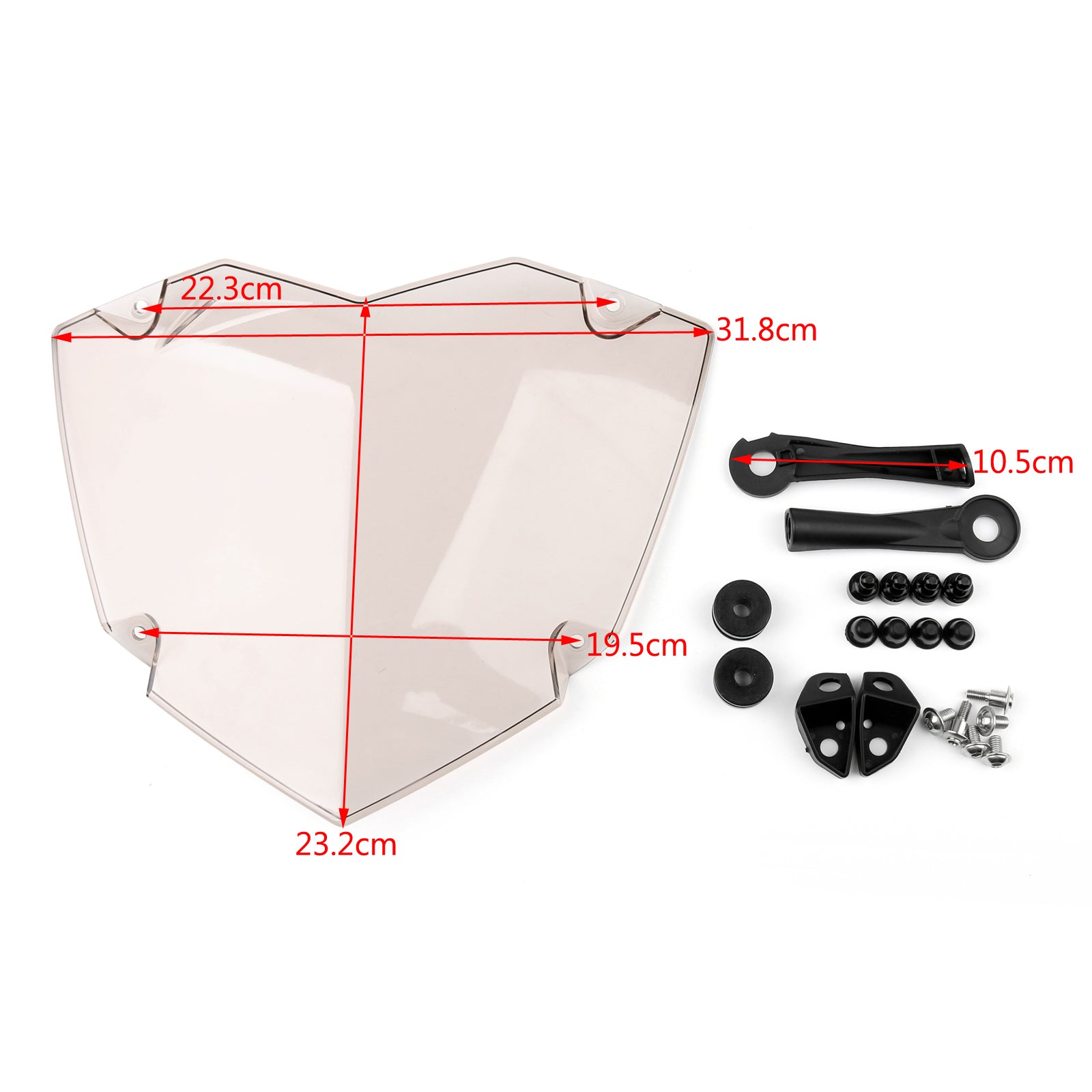 Front Headlight Guard Cover Lens Protector For BMW R1200GS ADV WC 2013-2017