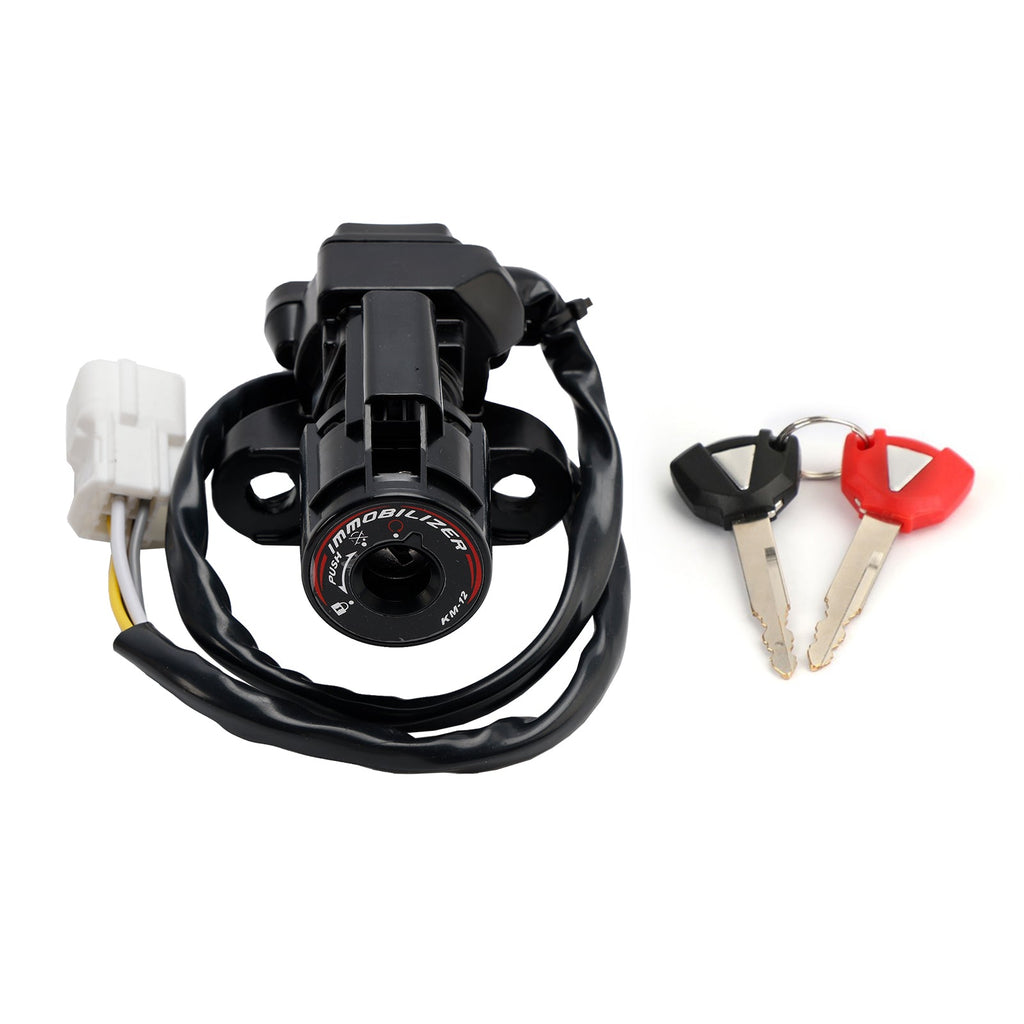 Ignition Switch w/keys Fit for Kawasaki ZX 6R 10R 14R Ninja 400R ER6N ER6F 11-19