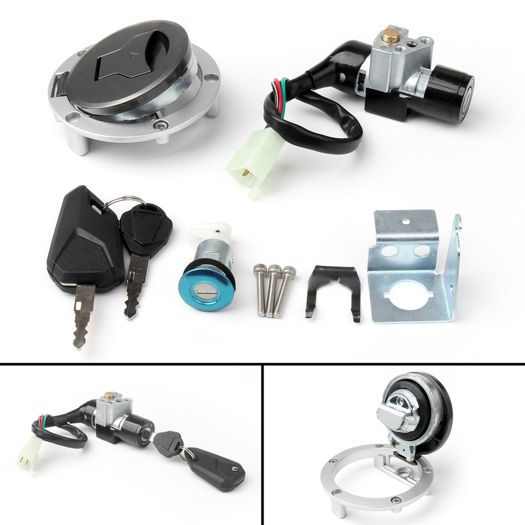 Ignition Switch Fuel Gas Cap Cover Key Lock Set For 2016-2021 Honda MSX 125 Grom