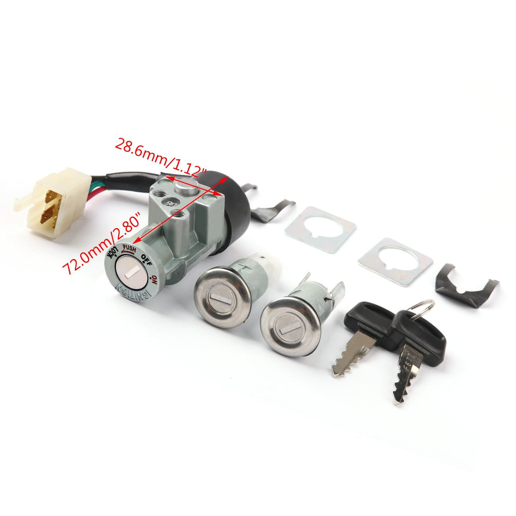 Ignition Switch Lock Set 35010-GV4-901 For Honda CH80 Elite 1985-2007