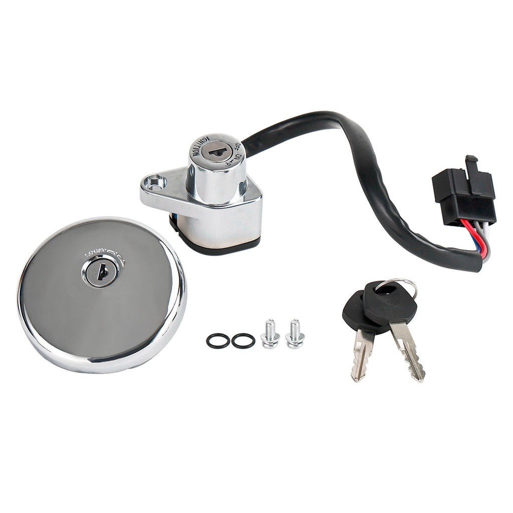 Ignition Switch Fuel Cap For Kawasaki Vulcan VN800 Classic Drifter 500 LTD 01-09 Fedex Express