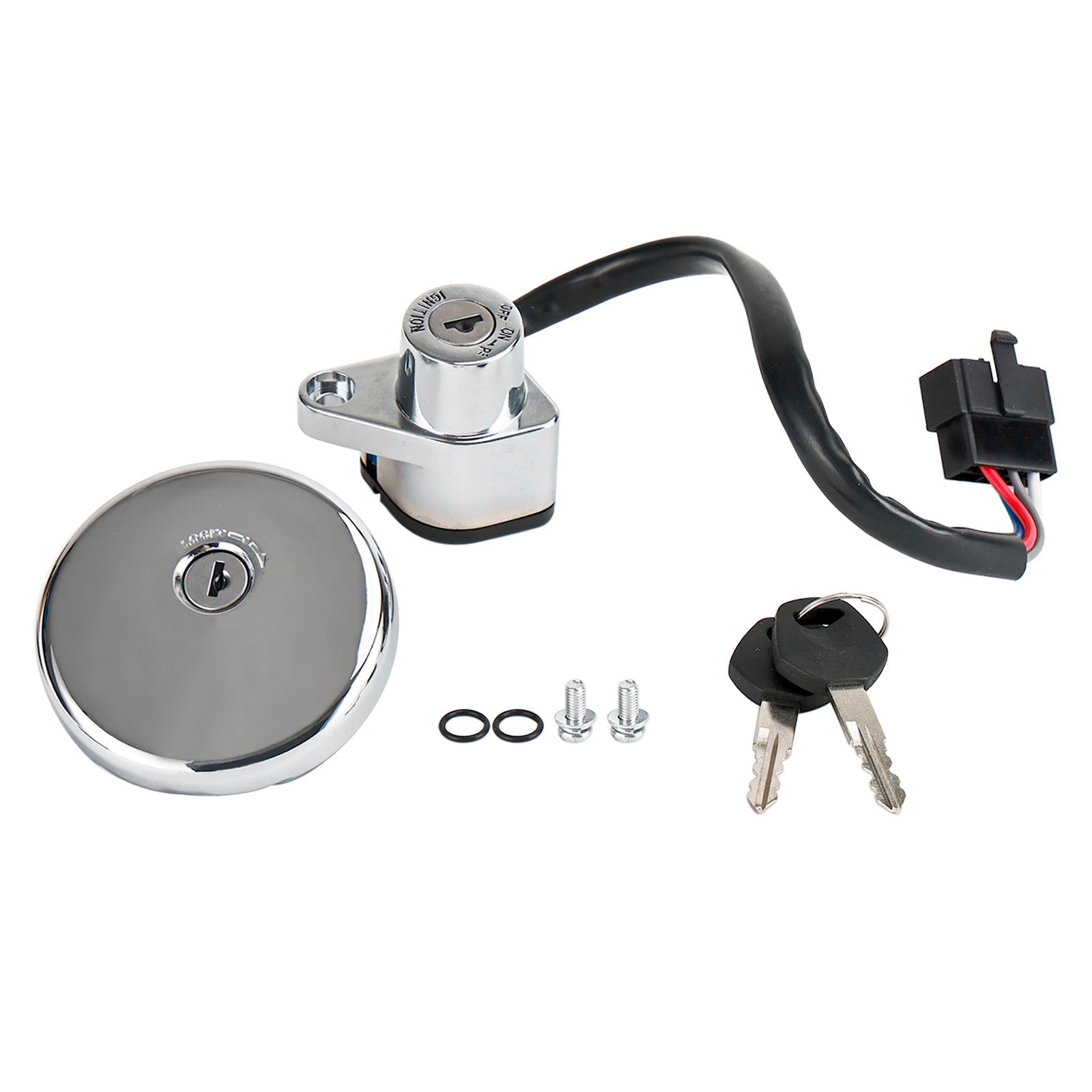 Ignition Switch Fuel Cap For Kawasaki Vulcan VN800 Classic Drifter 500 LTD 01-09 Fedex Express