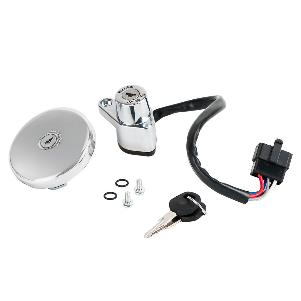 Ignition Switch Fuel Cap For Kawasaki Vulcan VN800 Classic Drifter 500 LTD 01-09 Fedex Express