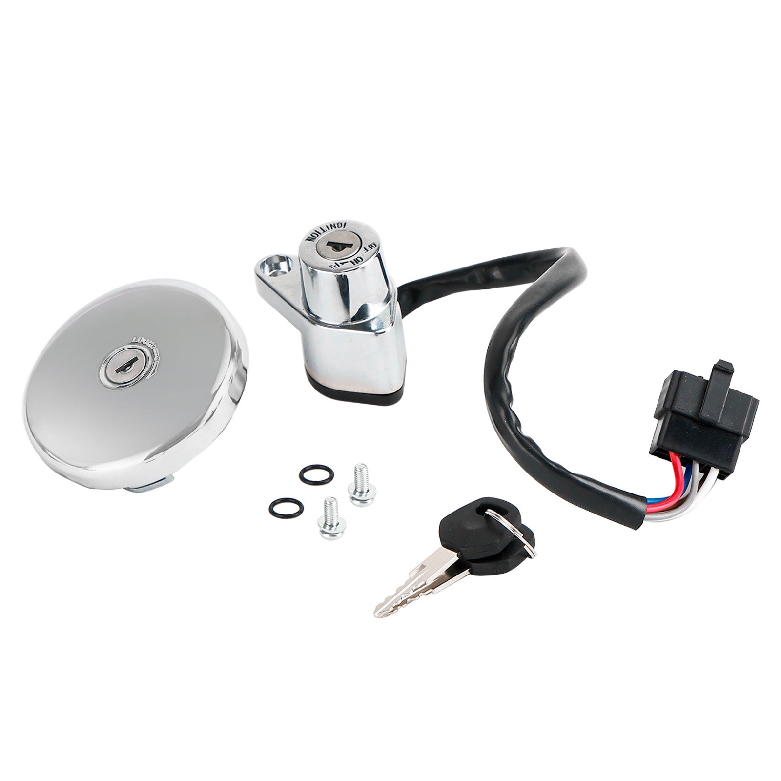 Ignition Switch Fuel Cap For Kawasaki Vulcan VN800 Classic Drifter 500 LTD 01-09 Fedex Express