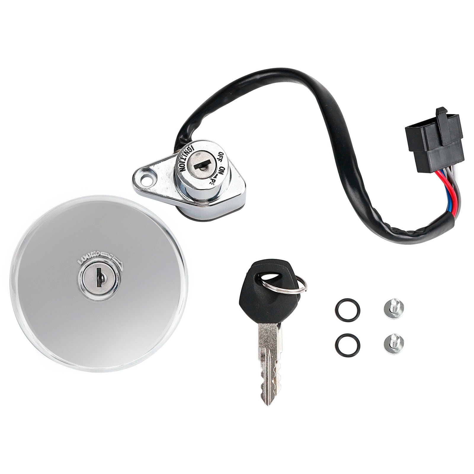 Ignition Switch Fuel Cap For Kawasaki Vulcan VN800 Classic Drifter 500 LTD 01-09 Fedex Express
