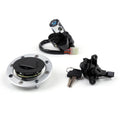 Ignition Switch Seat Fuel Gas Cap Lock Key Set For Suzuki GSF600 GSF1200 95-05