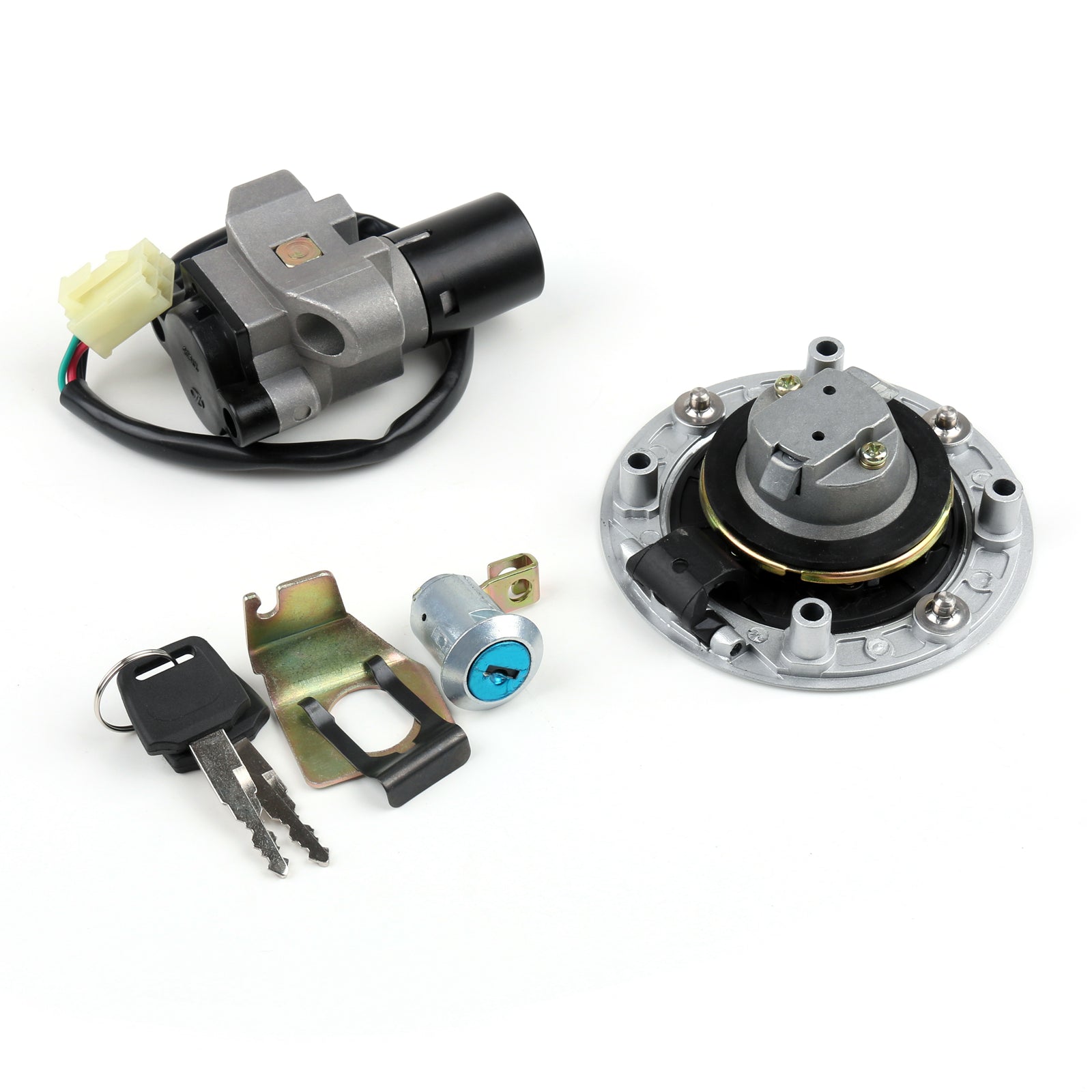 Ignition Switch Lock & Fuel Gas Cap Key Set For Suzuki GS500 2001-2012