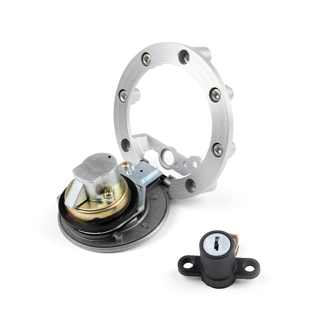 Ignition Switch Fuel Gas Cap Seat Lock Set Fit for Yamaha MT03 YZF R6 R1 99-12