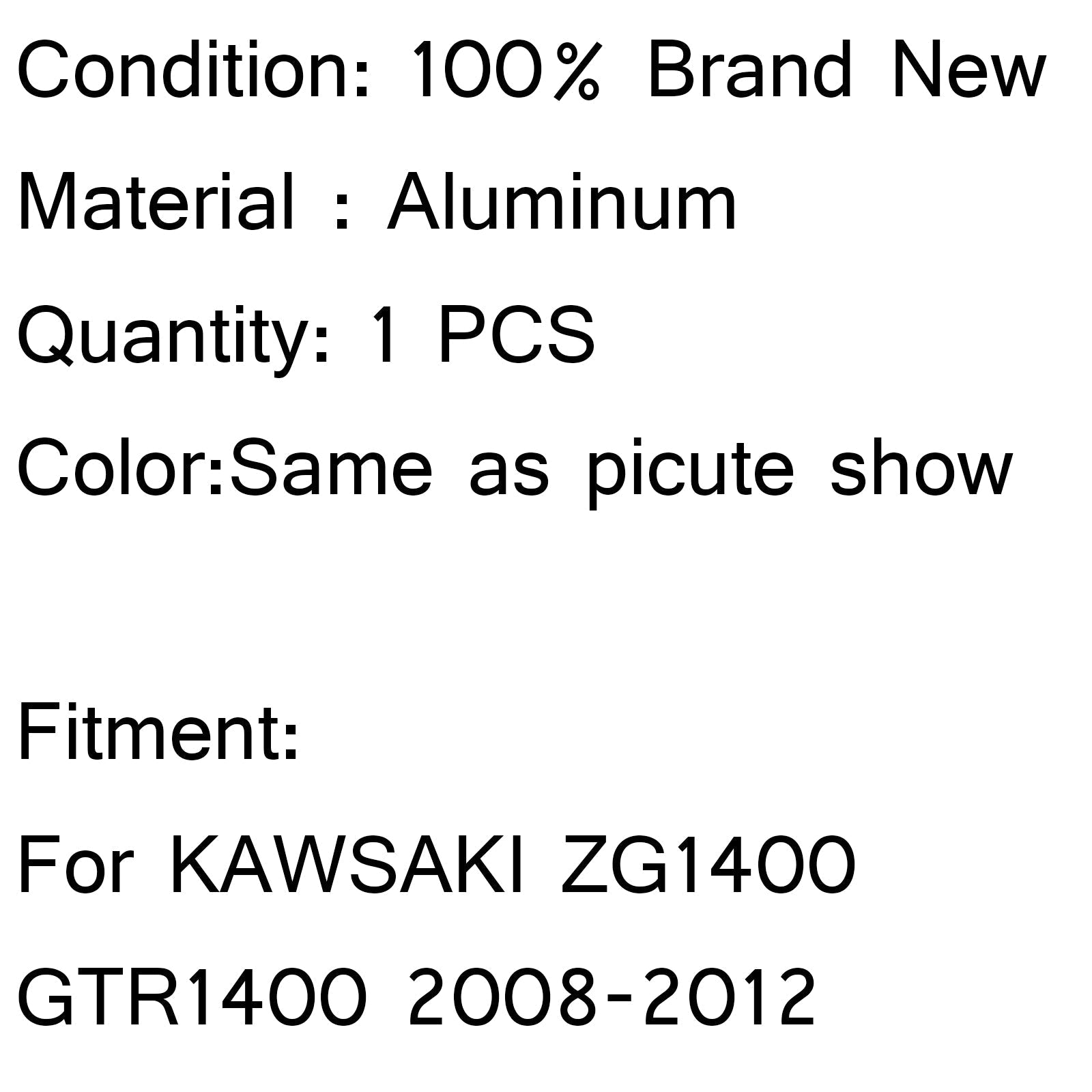 New Aluminum Radiator Cooler for Kawasaki ZG1400 GTR1400 2008-2022