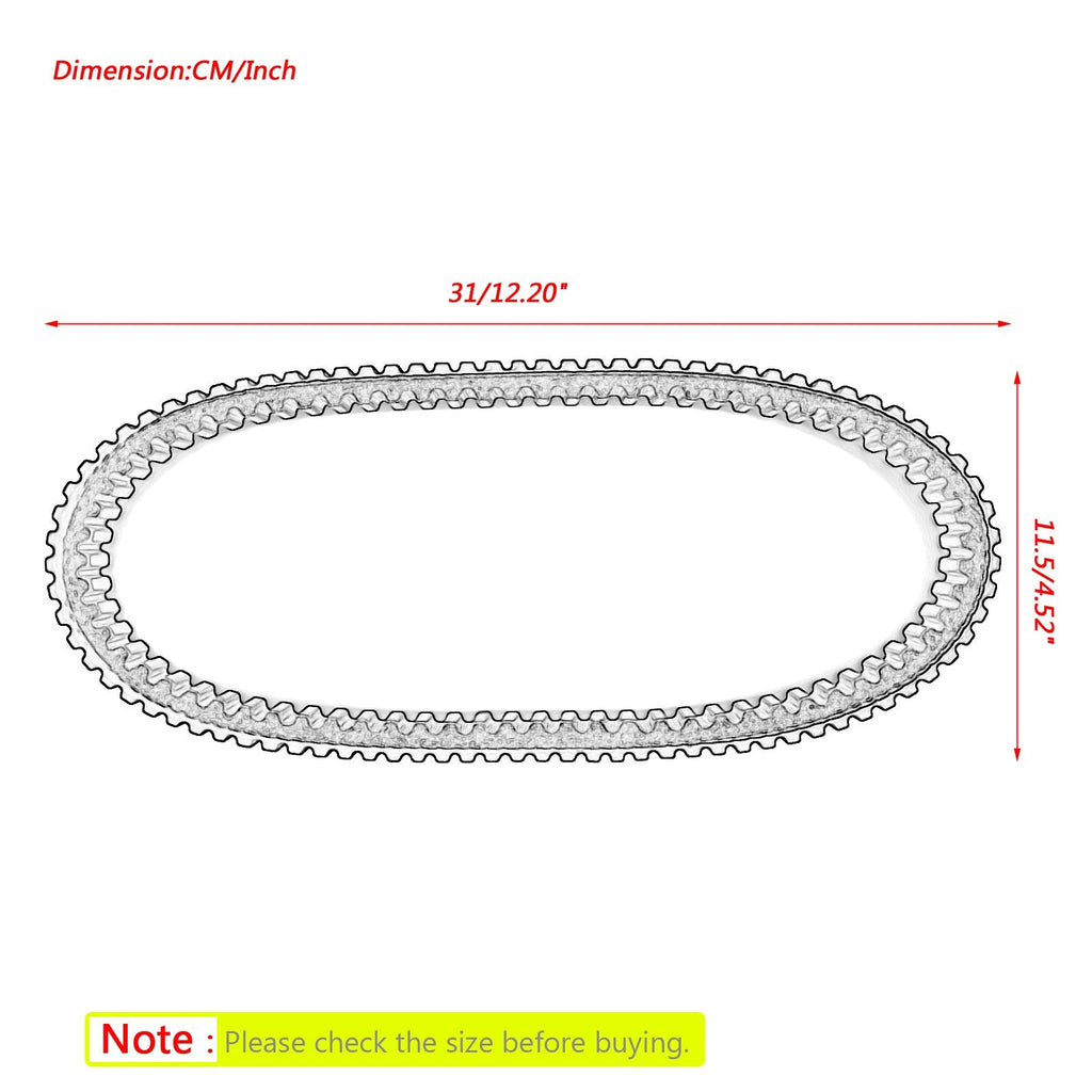 Drive Belt For Yamaha CW YW 50 ZUMA 02-11 ZUMA II 97-01 SCOOTER 3AA-17641-00 CA Market