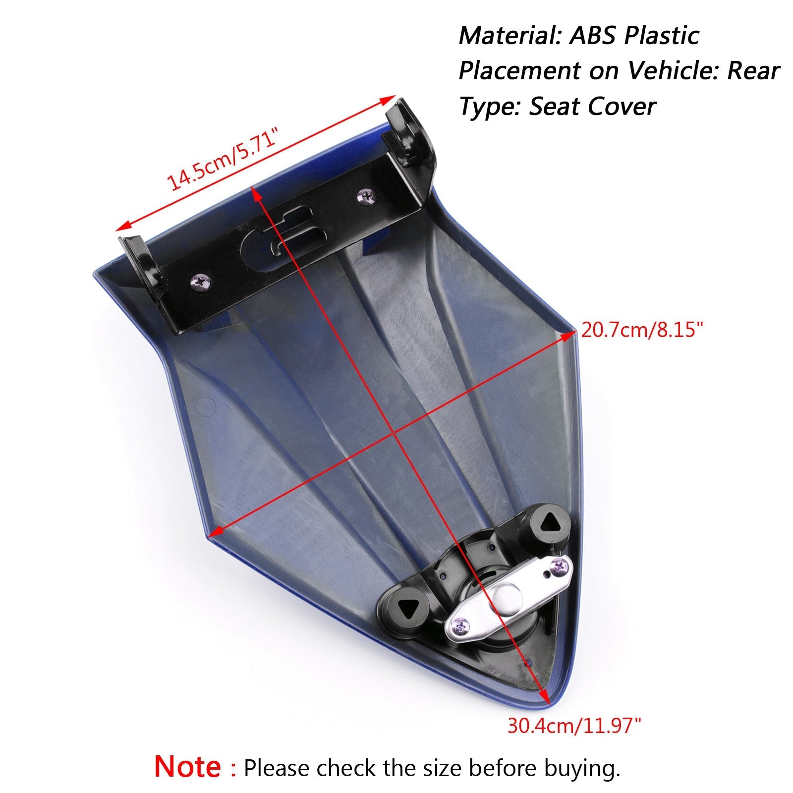 BMW S1000RR K46 2015-2018 ABS Plastic Passenger Rear Seat Cowl Cover