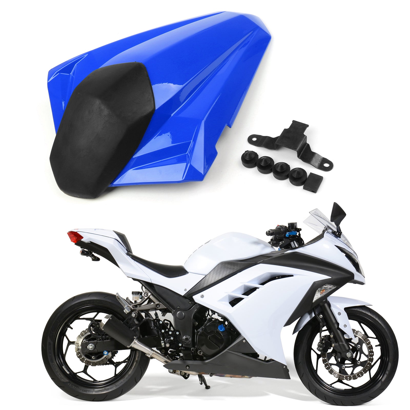 Rear Seat Fairing Cover cowl For Kawasaki Ninja 300R / EX300R 2013-2024