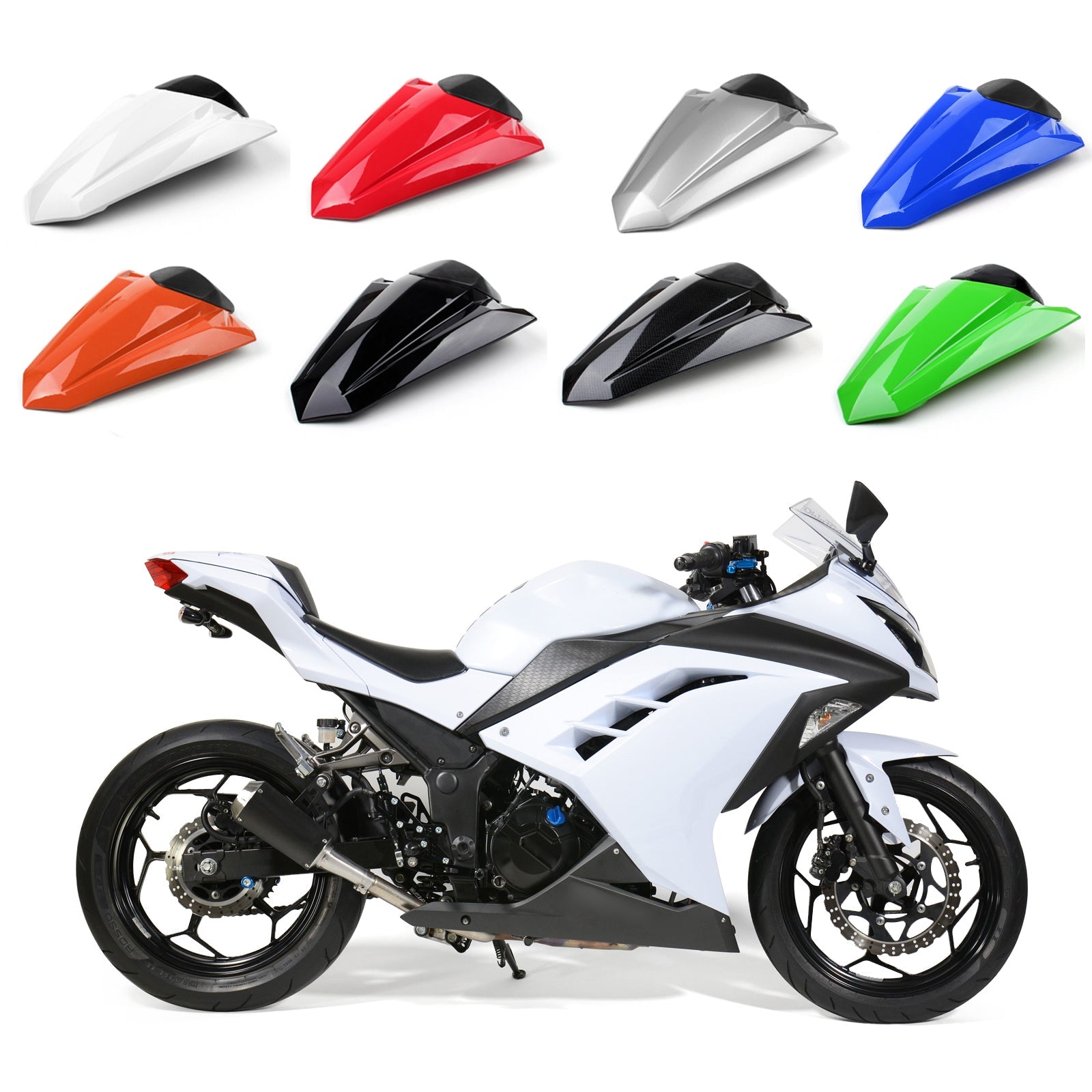 Rear Seat Fairing Cover cowl For Kawasaki Ninja 300R / EX300R 2013-2024