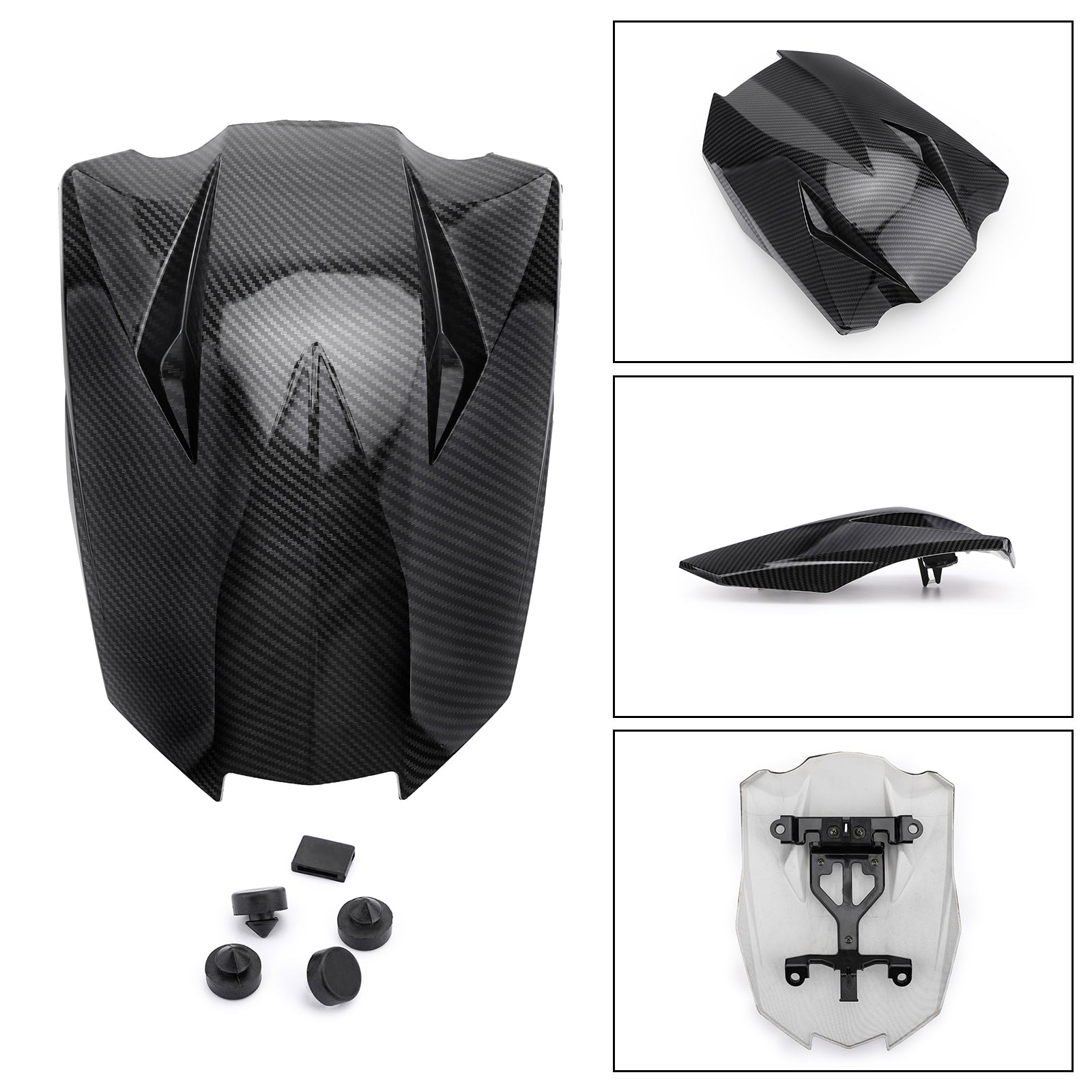 ABS plastic Rear Tail Solo Seat Cover Cowl Fairing For Kawasaki Z1000SX 2010-23