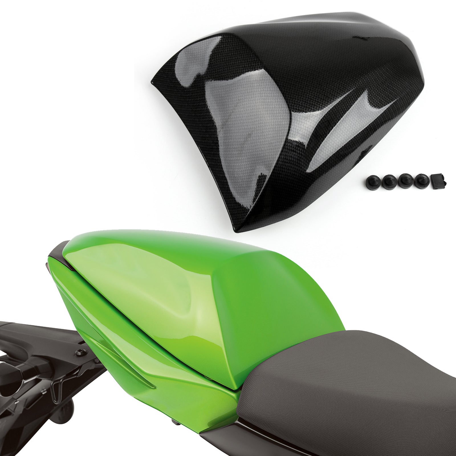 Rear Pillion Passenger Seat Cover Cowl For Kawkasaki NINJA 650 ER6F ER6N 400
