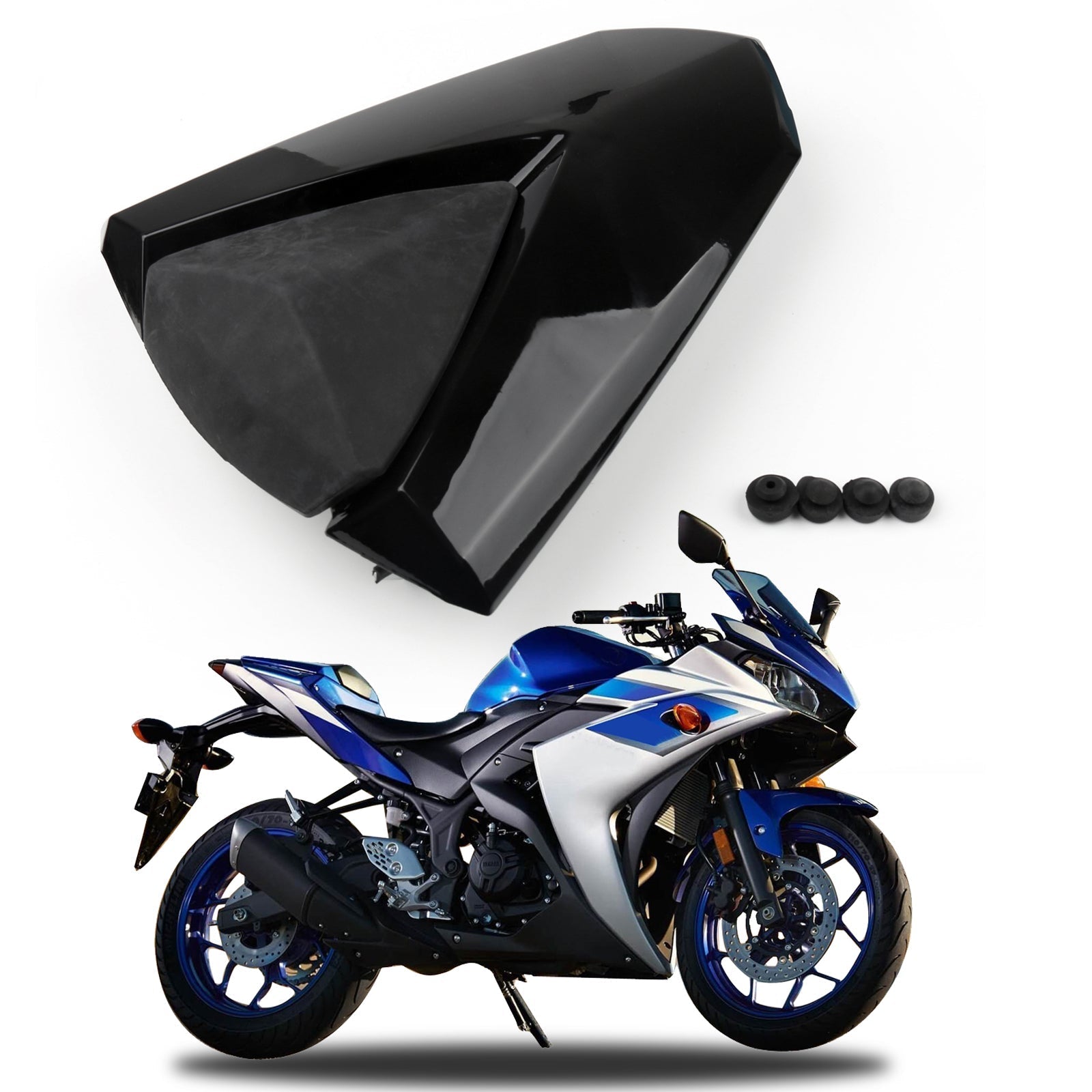 ABS Rear Seat Cover cowl For Yamaha YZF R25 2013-2021 R3 2015-2021 MT-03 2014