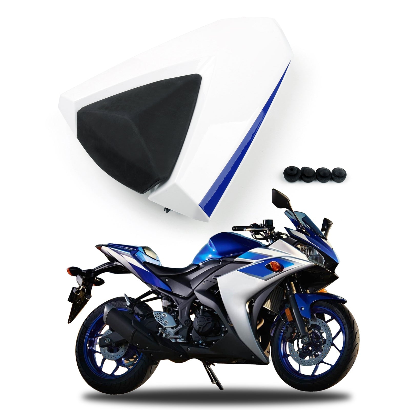 ABS Rear Seat Cover cowl For Yamaha YZF R25 2013-2021 R3 2015-2021 MT-03 2014