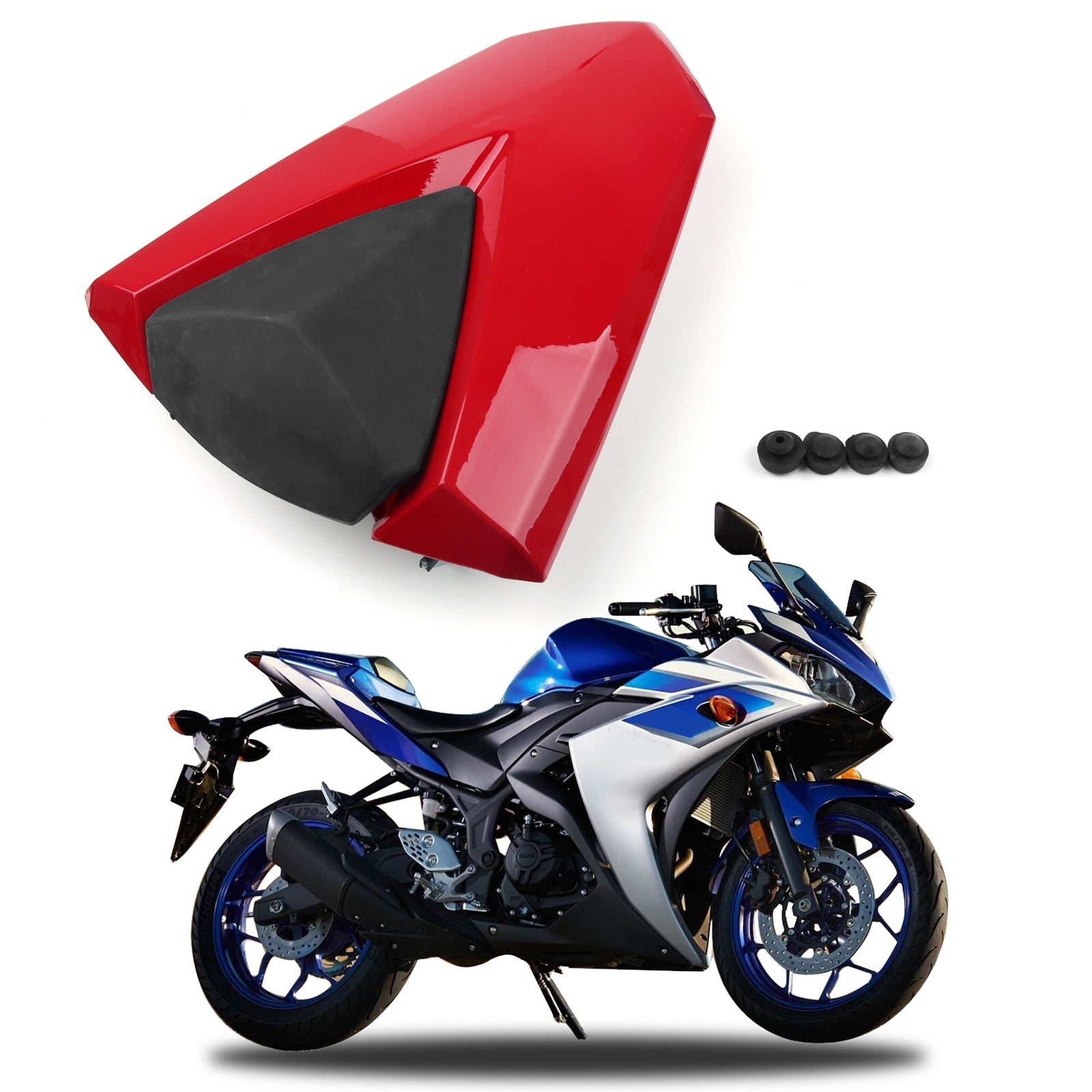 ABS Rear Seat Cover cowl For Yamaha YZF R25 2013-2021 R3 2015-2021 MT-03 2014