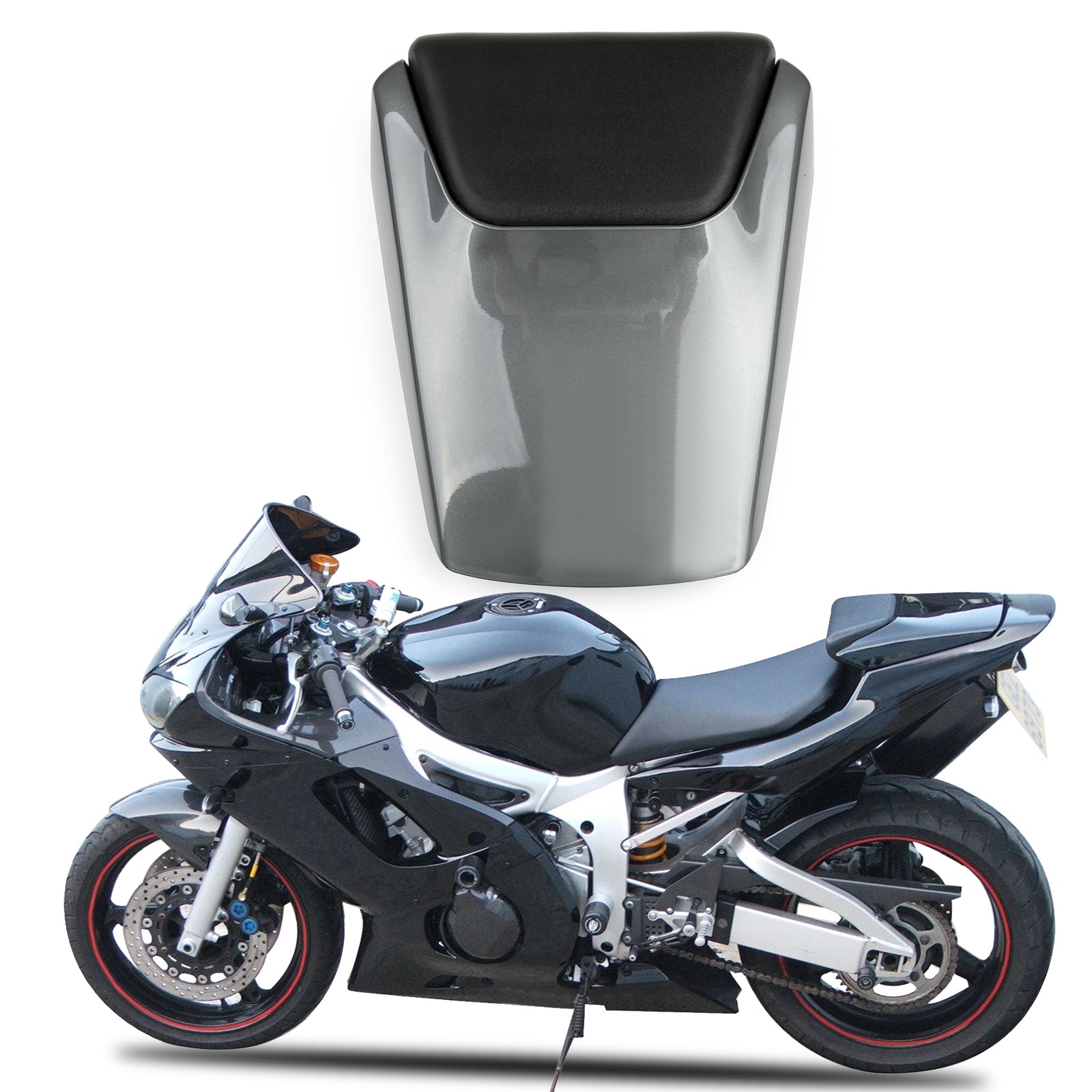 Rear Pillion Seat Cowl Fairing Cover For Yamaha YZF R6 1998-2002 1999