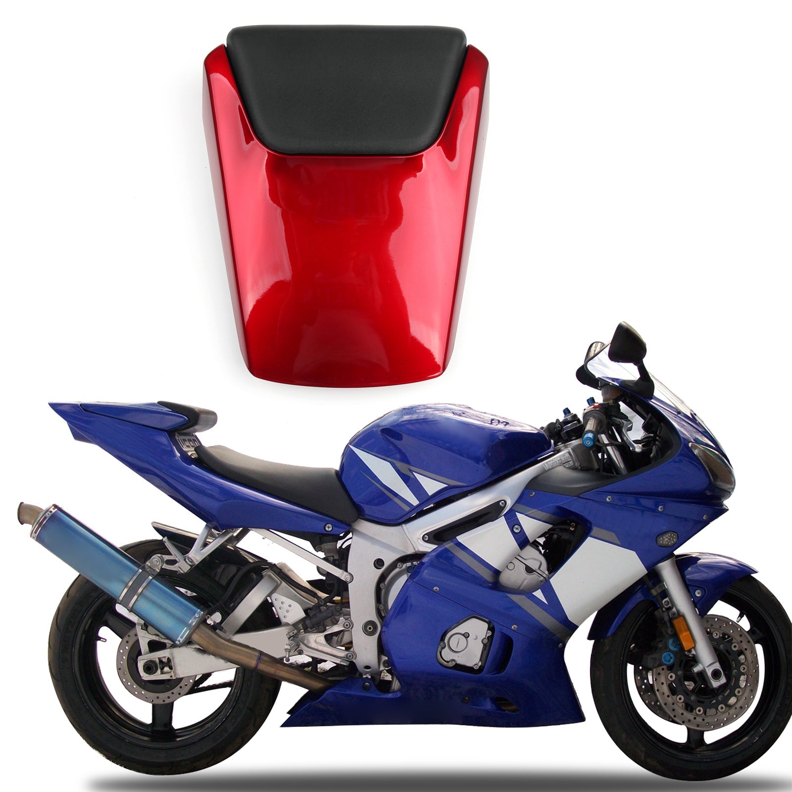 Rear Pillion Seat Cowl Fairing Cover For Yamaha YZF R6 1998-2002 1999