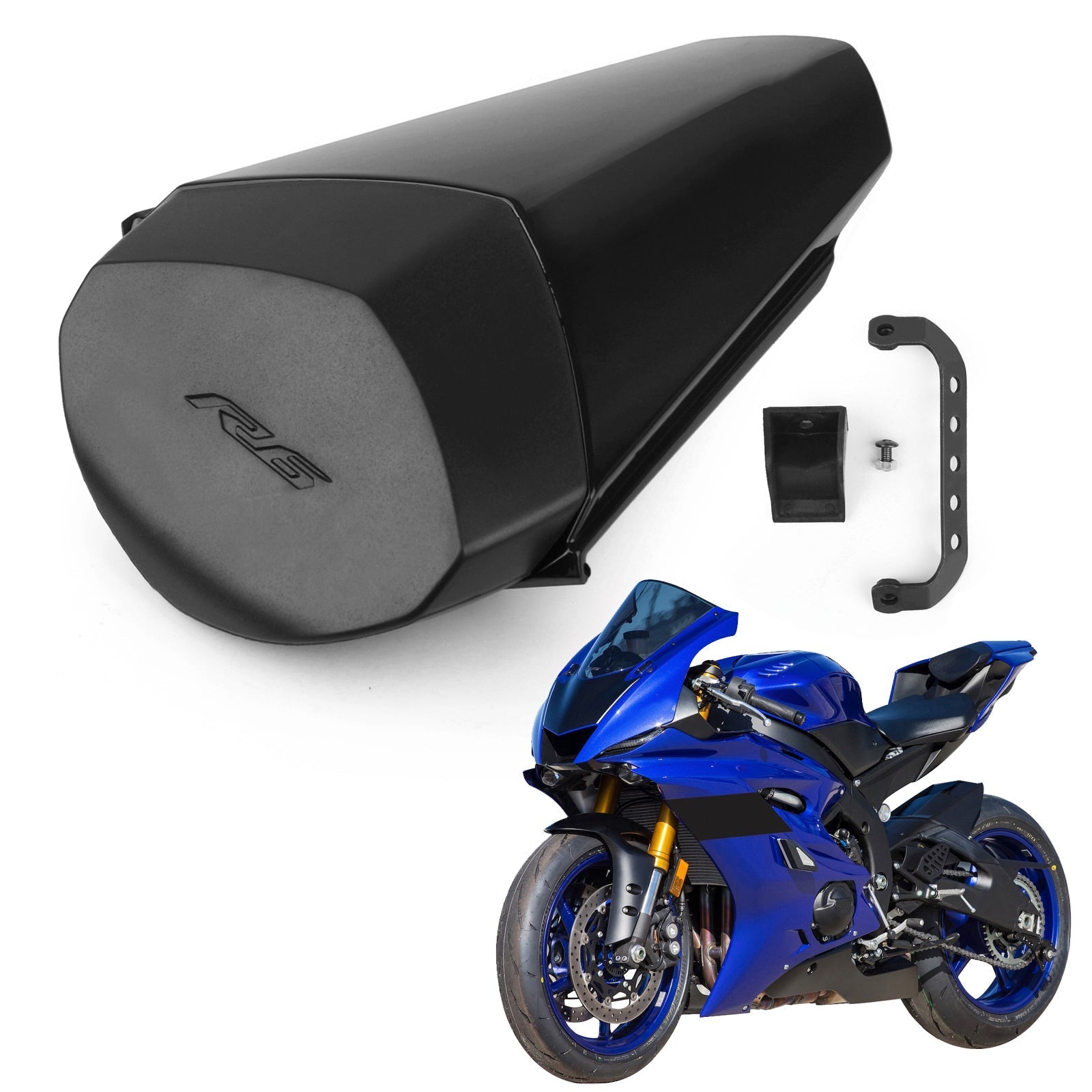 Rear Pillion Seat Cowl Fairing Cover For 2017-2023 Yamaha YZF-R6 YZF R6