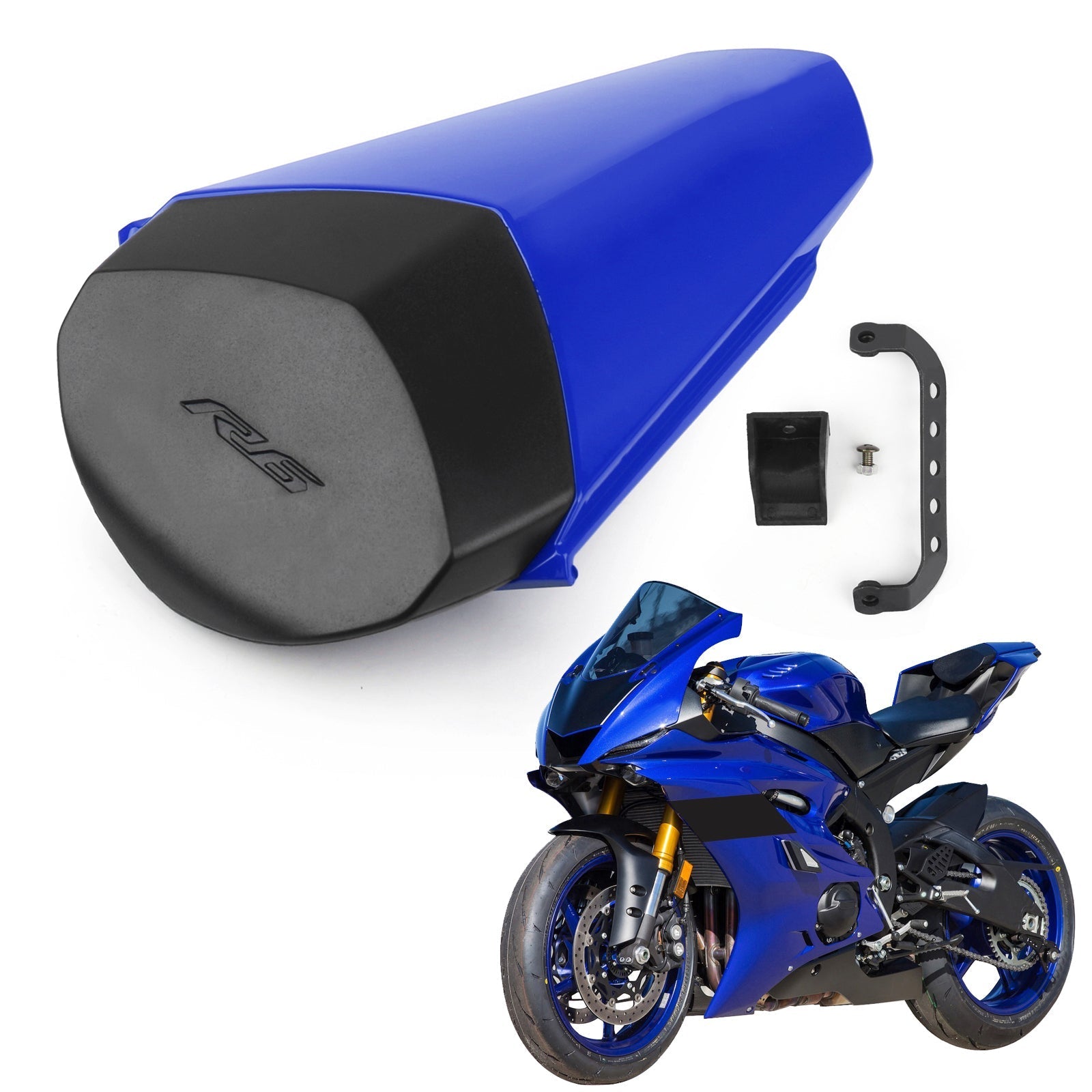 Rear Pillion Seat Cowl Fairing Cover For 2017-2023 Yamaha YZF-R6 YZF R6