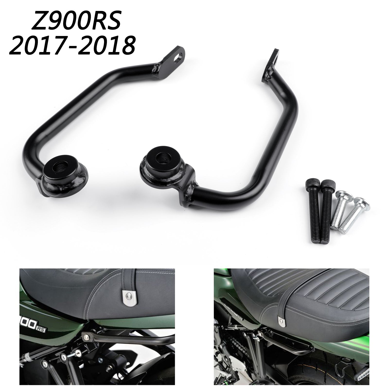 Passenger Rear Seat Handle Grab Bar Hand Rail For Kawasaki Z900RS 2017-18